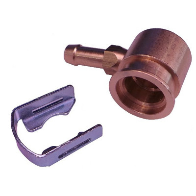 Adapter wtryskiwacza Hana - kątowy 90º / 6mm mosiądz Adapter wtryskiwacza Hana - kątowy 90º / 6mm mosiądz