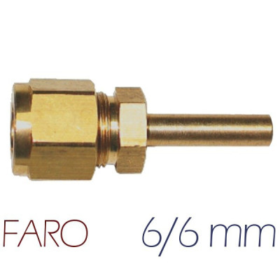 ø6mm straight fitting FARO