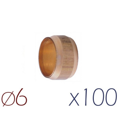 Barrel sealing 6mm - 100pcs
