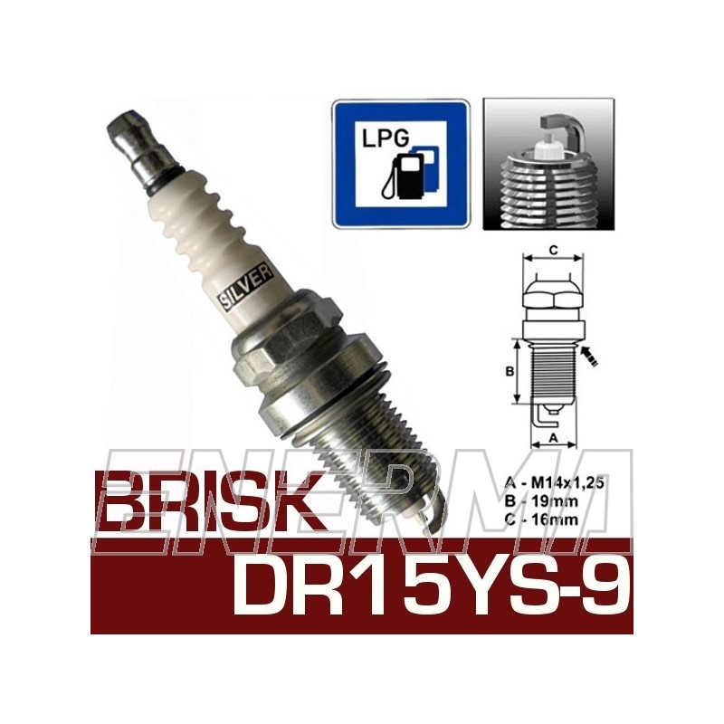 Brisk SILVER DR15YS-9  spark plug