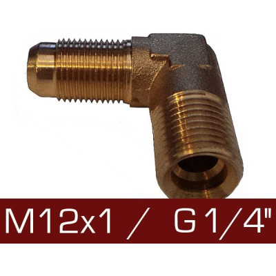 Elbow 90°  - M12x1 / G 1/4''