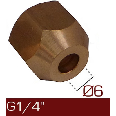 Nakrętka Ø6 G1/4'' Nakrętka Ø6 G1/4''