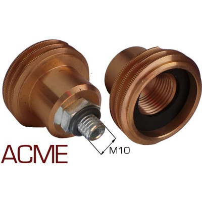ACME Gas filler adapter Poland / Germany, Belgium - M10/41mm steel thread ACME Gas filler adapter Poland / Germany, Belgium - M10/41mm steel thread