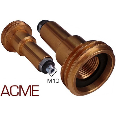 ACME Gas filler adapter Poland / Germany, Belgium - M10/80mm steel thread ACME Gas filler adapter Poland / Germany, Belgium - M10/80mm steel thread