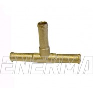Brass T-connector 8/8/8
