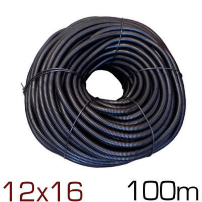 Ribbed hose Ø12 (12x16) - 100m Ribbed hose Ø12 (12x16) - 100m