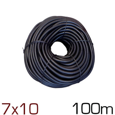 Ribbed hose Ø7 (7x10) - 100m Ribbed hose Ø7 (7x10) - 100m