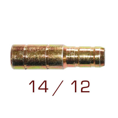 Złączka węża gumowego 12/14 stal Złączka węża gumowego 12/14 stal