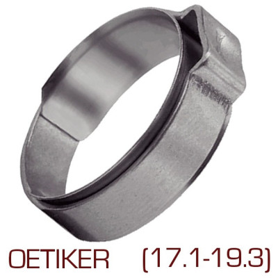 Opaska OETIKER 20.0mm ( zakres 17.1-19.3 ) Opaska OETIKER 20.0mm ( zakres 17.1-19.3 )