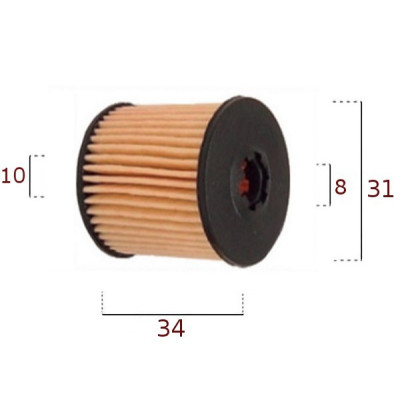 Filterek / wkład Tartarini E08G 34/31 Filterek / wkład Tartarini E08G 34/31