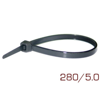 Opaska plastikowa 280/5.0 komplet 100 sztuk Opaska plastikowa 280/5.0 komplet 100 sztuk