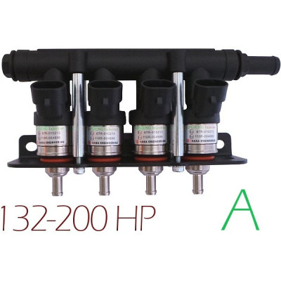 Injection rail HANA 2001 A - GREEN 4cyl. Injection rail HANA 2001 A - GREEN 4cyl.