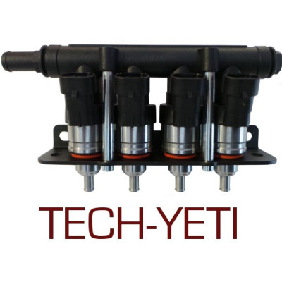 Listwa wtryskowa TECH-YETI 4cyl. Listwa wtryskowa TECH-YETI 4cyl.