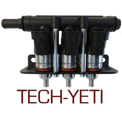 Listwa wtryskowa LPGTECH YETI 3cyl. Listwa wtryskowa LPGTECH YETI 3cyl.