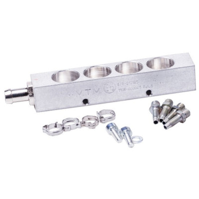 Housing for injectors MTM BRC 4 cyl. without hole for sensor Housing for injectors MTM BRC 4 cyl. without hole for sensor