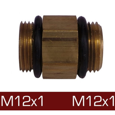 M12x1 / M12x1 coupler M12x1 / M12x1 coupler