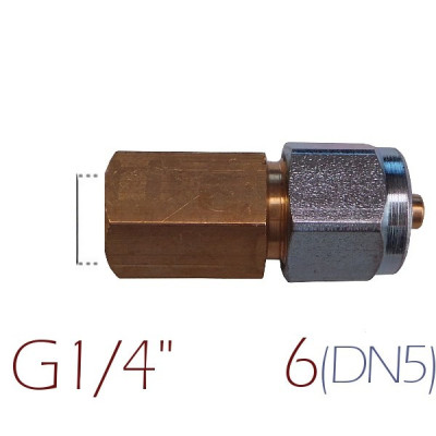 Standpipe for thermoplastic fuel line – Ø6 / G 1/4″ Standpipe for thermoplastic fuel line – Ø6 / G 1/4″