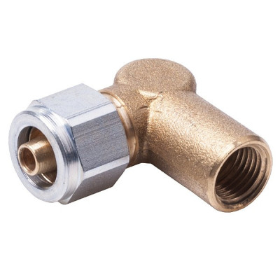 Złączka kątowa do rury PCV Ø8 / G1/4 / 90º Złączka kątowa do rury PCV Ø8 / G1/4 / 90º
