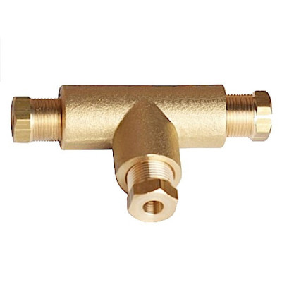 Copper Pipe T-Coupling Ø6 / Ø6 / Ø6