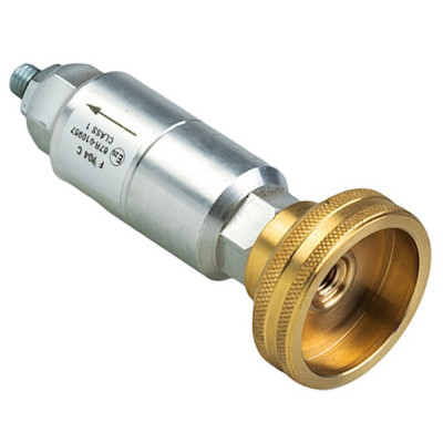 F-704 C1 DISH M10 Gas filler adapter with sintered bronze filter