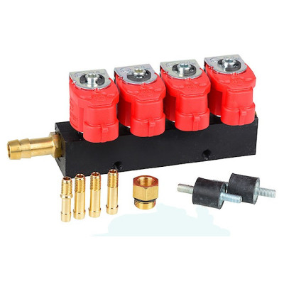 Valtek 3ohm 4cyl. Listwa wtryskowa bez dysz Valtek 3ohm 4cyl. Listwa wtryskowa bez dysz