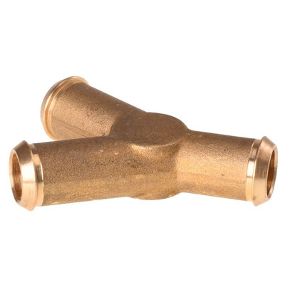 14/14/14 'Y'  Brass Y connector