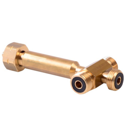 Gas bottle distributor for 2 outlets, thread 21.8 Gas bottle distributor for 2 outlets, thread 21.8