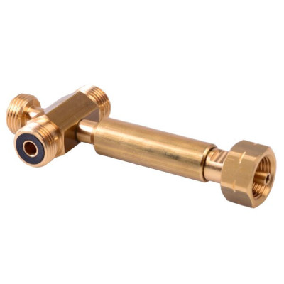 Gas bottle distributor for 2 outlets, thread 21.8 Gas bottle distributor for 2 outlets, thread 21.8