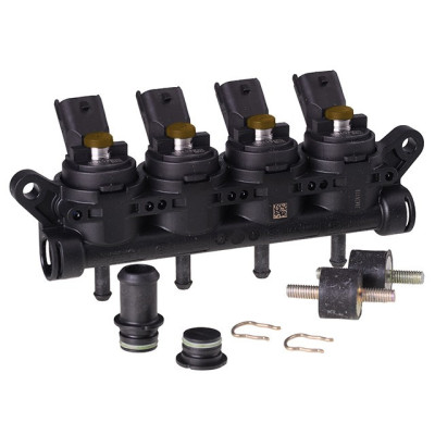 LANDI RENZO GI12 XXS 4cyl. ( brown ) injection rail LANDI RENZO GI12 XXS 4cyl. ( brown ) injection rail