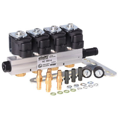 AC W01-4 BFC Injection rail 4cyl. AC W01-4 BFC Injection rail 4cyl.