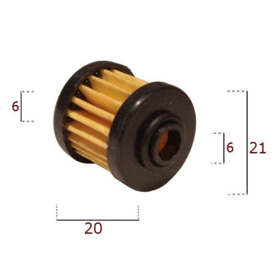 Filterek / wkład Romano 21/20 Filterek / wkład Romano 21/20